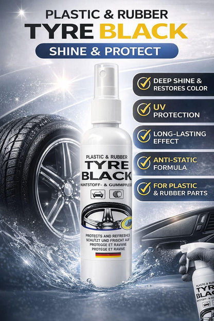 Plastic Rubber Tyre Shine Protector Spray 100 ml (Pack of 2)